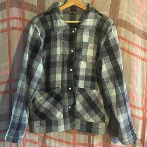 Wool plaid shirt jacket The Weaving Mill